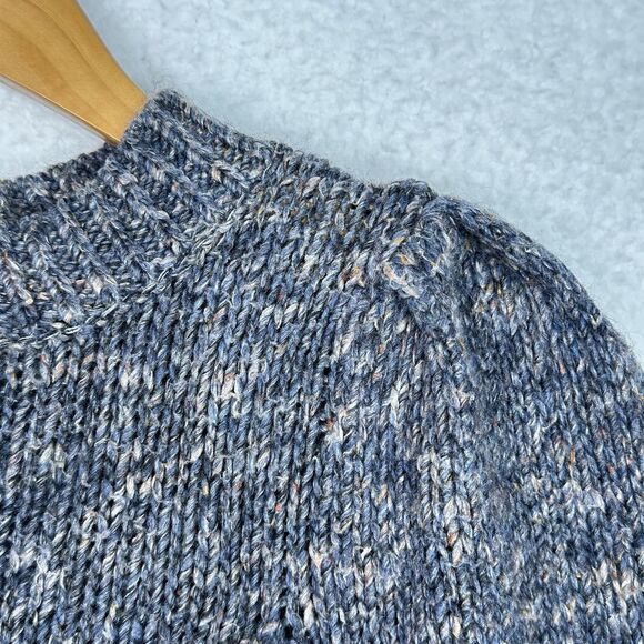 Madewell Balloon Sleeve Speckled Wool Blend Sweater XS - Picture 7 of 16